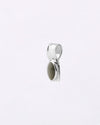 Halo Edge Cat's Eye Pendant in 925 Silver