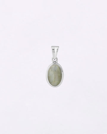 Plain Cat's Eye Pendant in 925 Silver