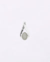 Gentle Curve Cat's Eye Pendant in 925 Silver