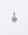 Spiral Curve Cat's Eye Pendant in 925 Silver