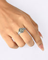 Authentic Cat'S Eye (Lehsunia) Ring in 925 Sterling Silver - Shakti