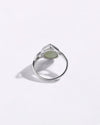 Serene Cat'S Eye (Lehsunia) Ring in 925 Sterling Silver - Shakti