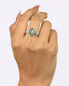 Charming Cat'S Eye (Lehsunia) Ring in 925 Sterling Silver - Shakti