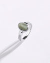 Natural Cat'S Eye (Lehsunia) Ring in 925 Sterling Silver - Shakti