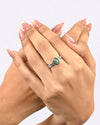 Prosperity Cat'S Eye (Lehsunia) Ring in 925 Sterling Silver - Shakti