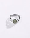 Celestial Cat’S Eye (Lehsunia) Ring in 925 Sterling Silver - Shakti