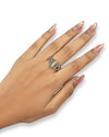 Celestial Cat’S Eye (Lehsunia) Ring in 925 Sterling Silver - Shakti