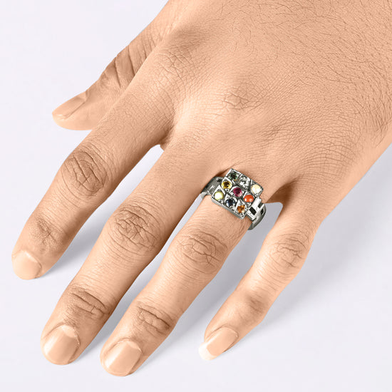 Navarathna gemstone ring