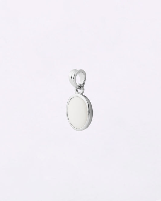 Plain Opal Pendant in 925 Silver