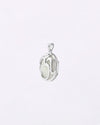 Om Crest Opal Pendant in 925 Silver