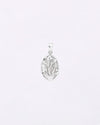 Flora Crest Opal Pendant in 925 Silver