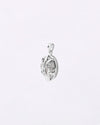 Flora Crest Opal Pendant in 925 Silver