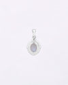 Moonlit Crown Opal Pendant in 925 Silver