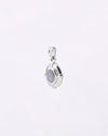 Moonlit Crown Opal Pendant in 925 Silver