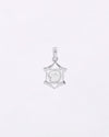 Hexa Edge Pearl Pendant in 925 Silver