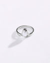 Infinity Pearl (Moti) Ring in 925 Sterling Silver - Shakti U