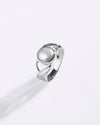 Designer Pearl (Moti) Ring in 925 Sterling Silver - Shakti R