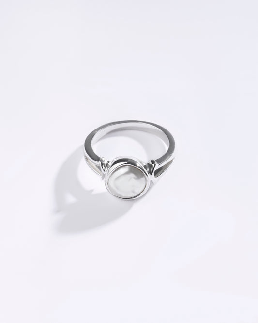 Exclusive Pearl (Moti) Ring in 925 Sterling Silver - Shakti U