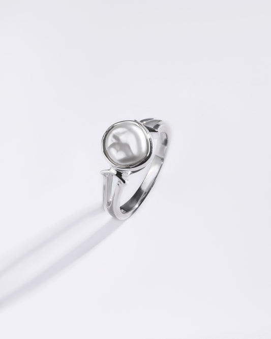 Exclusive Pearl (Moti) Ring in 925 Sterling Silver - Shakti U