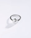Minimalist Pearl (Moti) Ring in 925 Sterling Silver - Shakti U