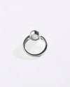 Sleek Pearl (Moti) Ring in 925 Sterling Silver - Shakti U