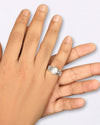 Divine Pearl (Moti) Ring in 925 Sterling Silver - Shakti U