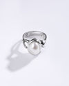 Unique Pearl (Moti) Ring in 925 Sterling Silver - Shakti U