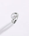 Vibrant Pearl (Moti) Ring in 925 Sterling Silver - Shakti U