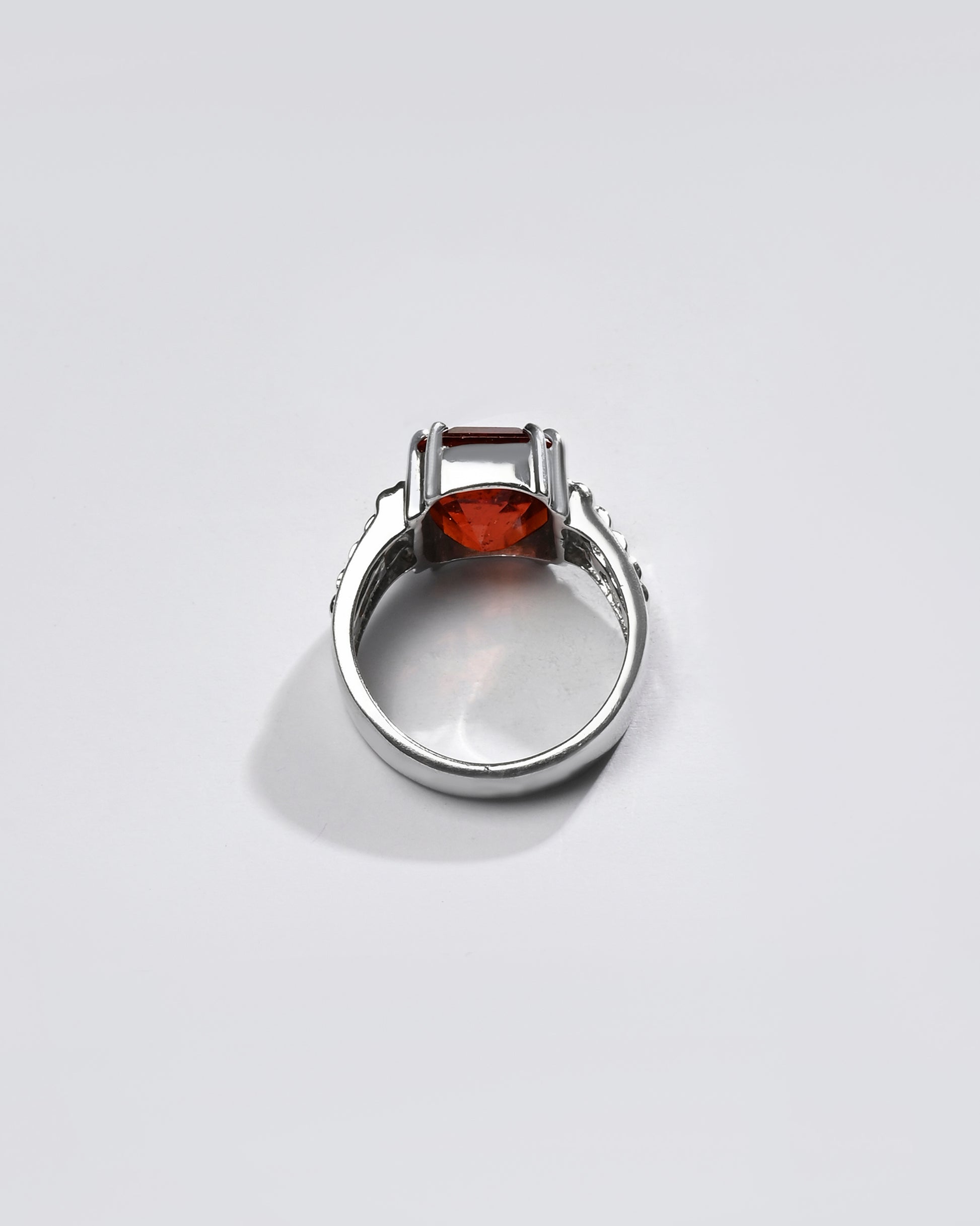 Premium GARNET (GOMED) Ring in 925 Silver - #1236N8 - Myra