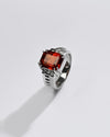 Premium GARNET (GOMED) Ring in 925 Silver - #1236N8 - Myra