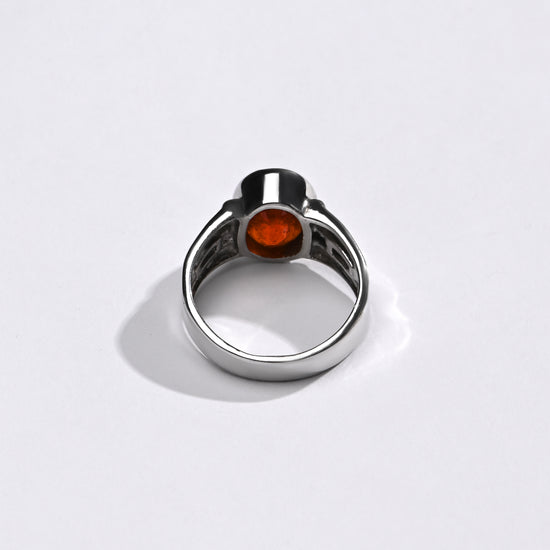 Luxe Garnet (Gomed) Ring – 925 Silver - #1236B - Myra