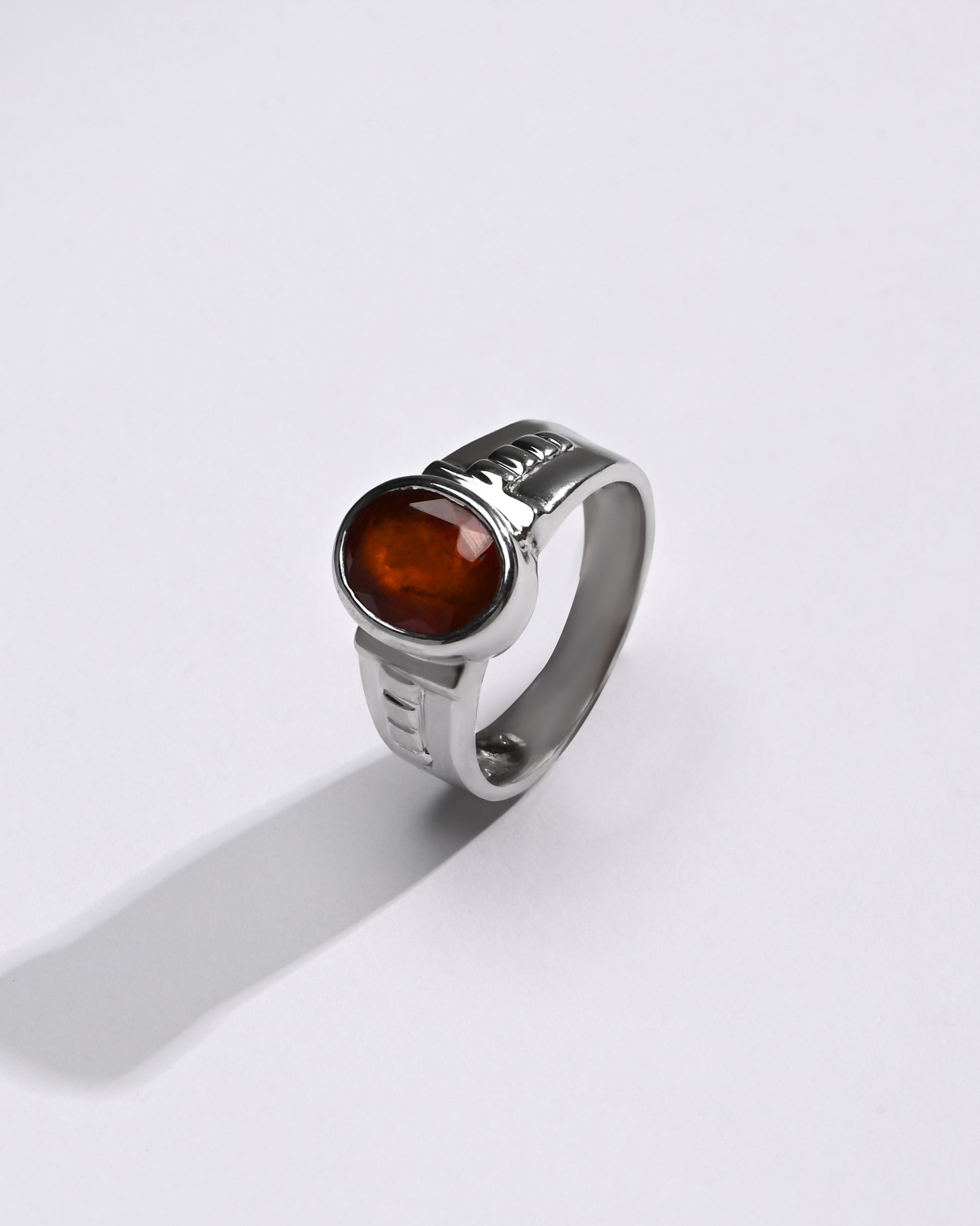 Luxe Garnet (Gomed) Ring – 925 Silver - #1236B - Myra