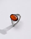 Royal Garnet (Gomed) Ring – 925 Silver - #1237N6 - Myra