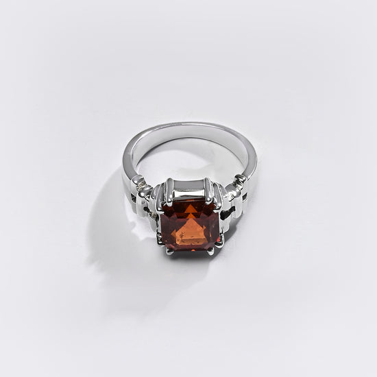 Premium GARNET (GOMED) Ring in 925 Silver - #1199N8 - Myra