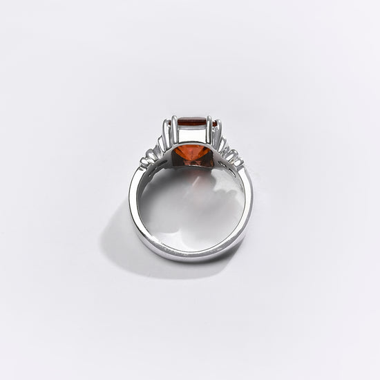 Premium GARNET (GOMED) Ring in 925 Silver - #1199N8 - Myra