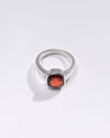 Premium GARNET (GOMED) Ring in 925 Silver - #1200B - Myra