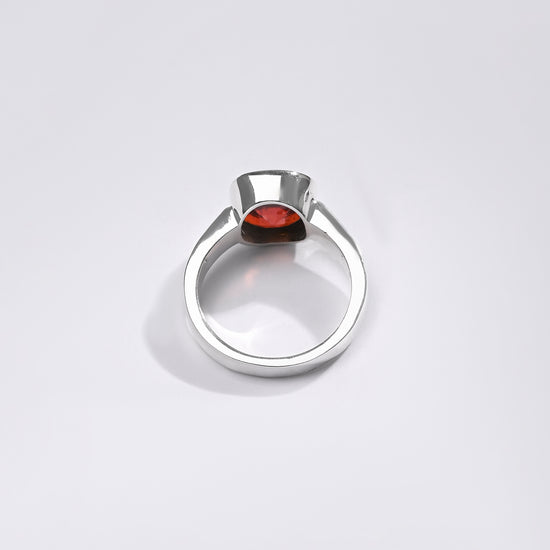 Premium GARNET (GOMED) Ring in 925 Silver - #1200B - Myra