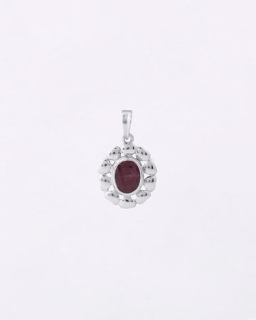 Florent Ruby Pendant in 925 Silver