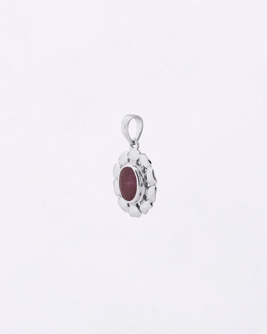 Florent Ruby Pendant in 925 Silver