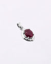 Moonlit Crown Ruby Pendant in 925 Silver