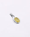 Gentle Curve Yellow Sapphire Pendant in 925 Silver