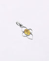 Cloud Petal Yellow Sapphire Pendant in 925 Silver