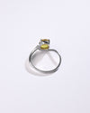 Cosmic Yellow Sapphire (Pukhraj) Ring in 925 Sterling Silver - Urja