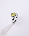 Dreamy Yellow Sapphire (Pukhraj) Ring in 925 Sterling Silver - Urja