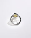 Grace Yellow Sapphire (Pukhraj) Ring in 925 Sterling Silver - Shakti