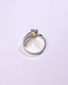 Vibrant Yellow Sapphire (Pukhraj) Ring in 925 Sterling Silver - Urja