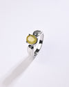 Timeless Yellow Sapphire (Pukhraj) Ring in 925 Sterling Silver - Urja