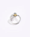 Vibrant Yellow Sapphire (Pukhraj) Ring in 925 Sterling Silver - Shakti