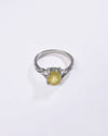Essential Yellow Sapphire (Pukhraj) Ring in 925 Sterling Silver - Urja