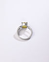 Sleek Yellow Sapphire (Pukhraj) Ring in 925 Sterling Silver - Urja